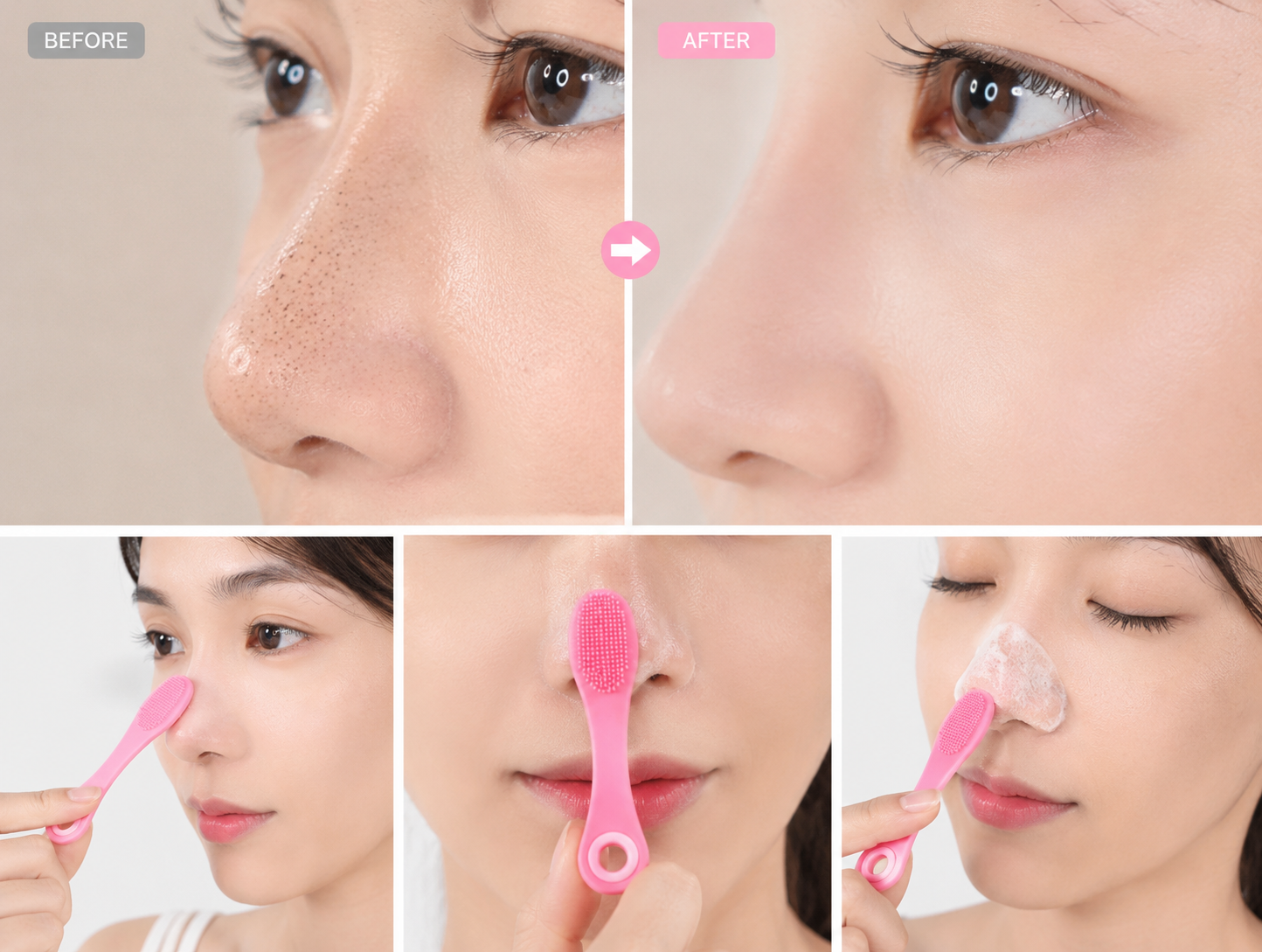 Silicone Nose Pore Cleaning Brush