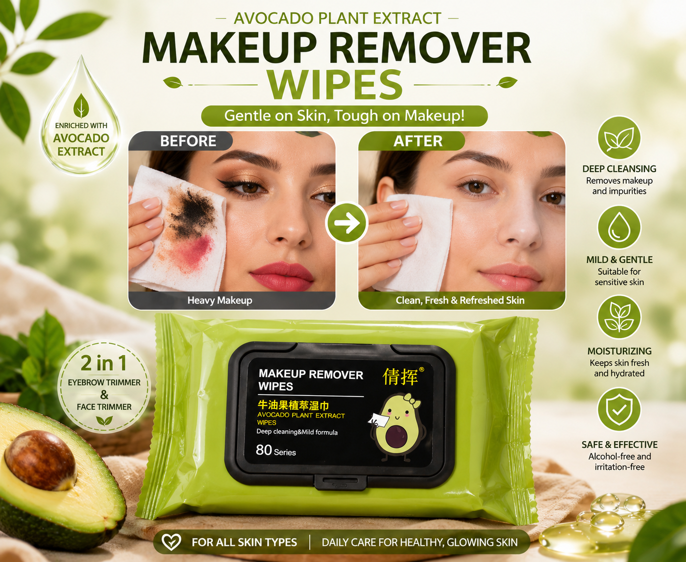 Make-up Remover Facial Wipes