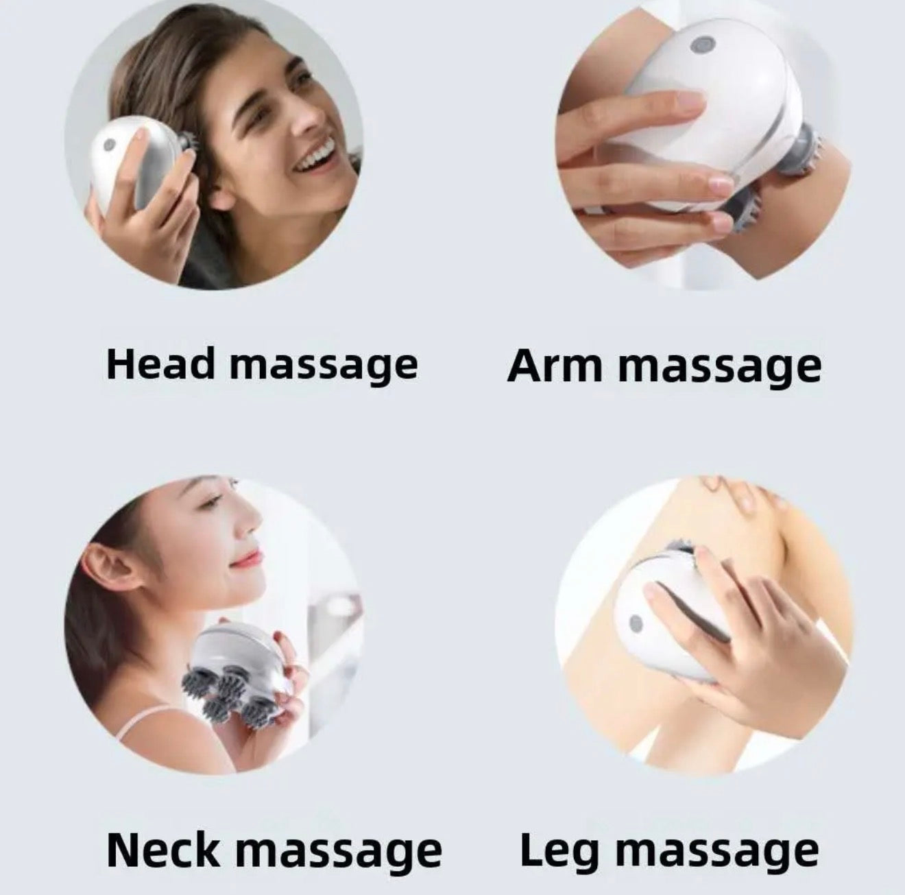 Head, Scalp & Body Massager