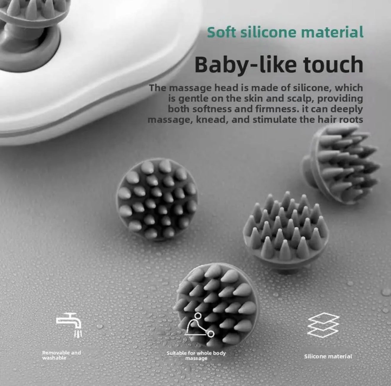 Head, Scalp & Body Massager