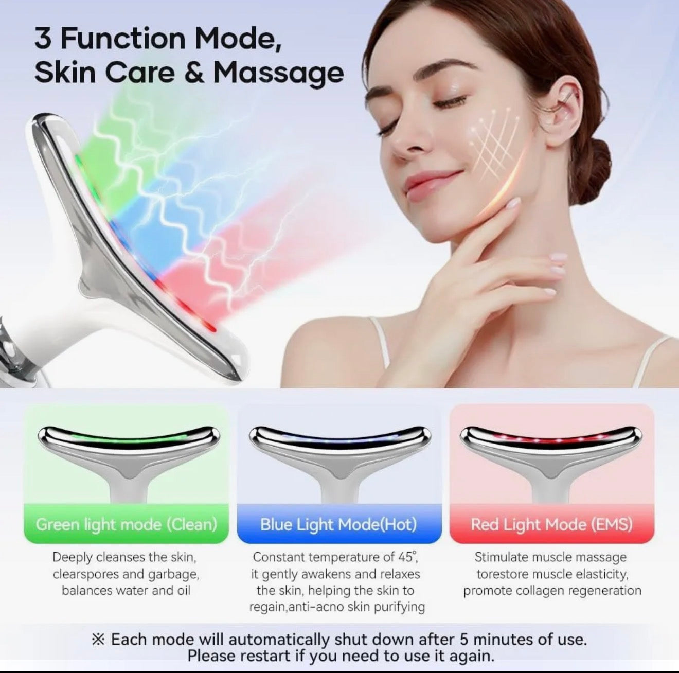 EMS Face & neck Lifting Massager